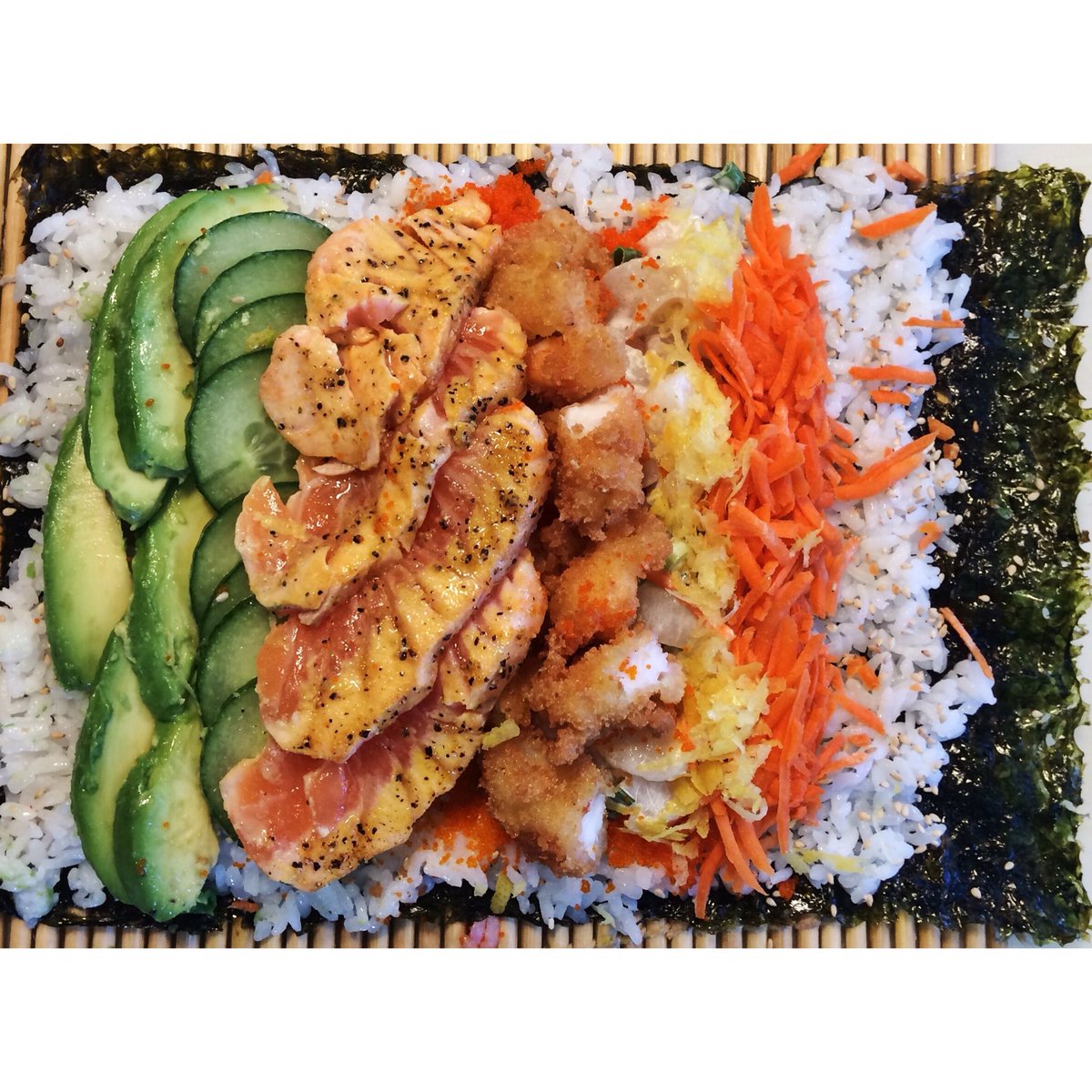 SuboEugene's tweet photo. Don't forget to come out and enjoy our special of the week, the Florida #sushiburrito ! $14.95/full $8.95/mini https://t.co/yCAz1flO1V
