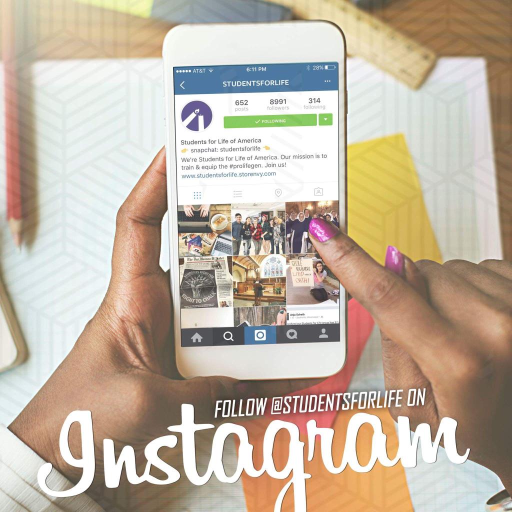 StudentsforLife's tweet photo. We are 9 followers away from 10,000 on Instagram. Follow us! https://t.co/0PygIyJMdi https://t.co/rfqHgVYS7m