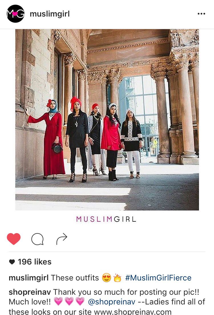 shopreinav's tweet image. Thanks @muslimgirl for the repost on Instagram!! 💗💗💗 #modestchic shopreinav.com