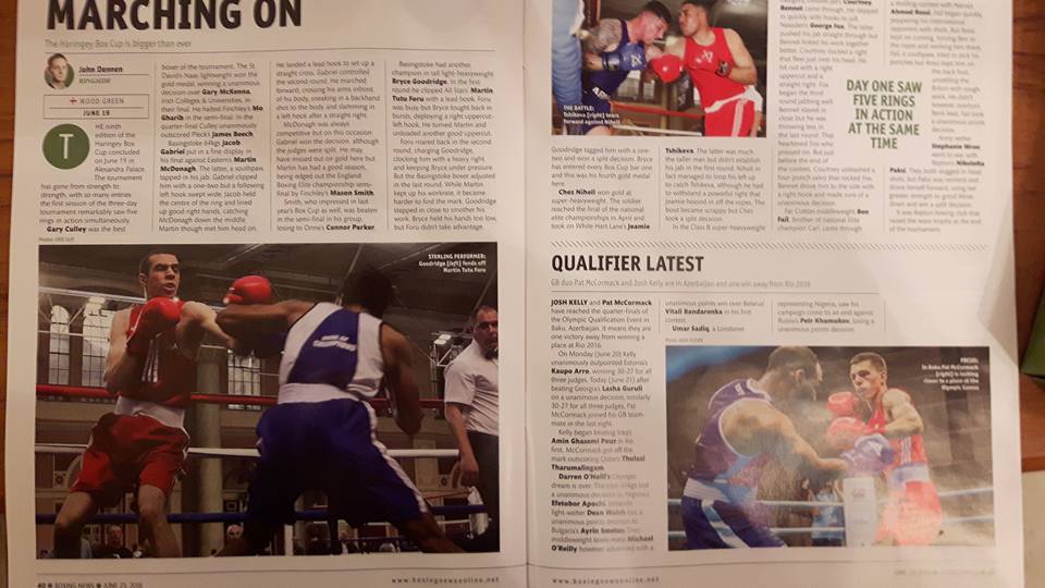 JeffMitchell70's tweet photo. Quality @haringeyboxcup write up in todays @BoxingNewsJD about @BryceGoodridge & Jacob Gabriel... #BasingstokeABC https://t.co/LQHcgWHzjl