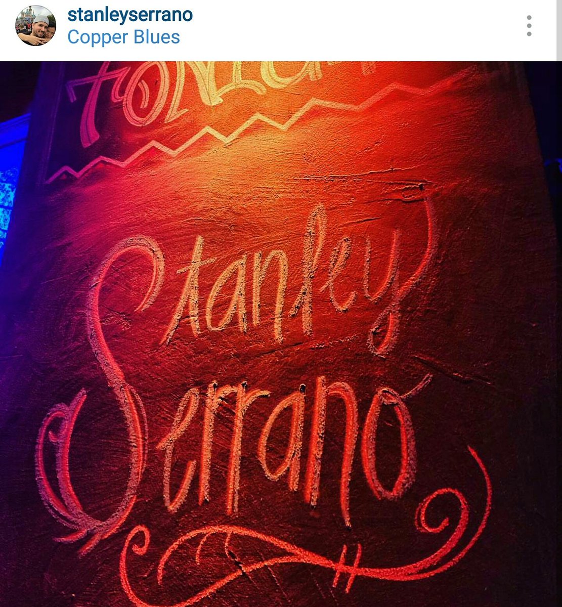 CopperBluesTemp's tweet photo. Live Music tonight brought to you by @stanleyserrano 🎶🎙Make sure to stop by after the @fluffyguy show 😆 https://t.co/XPlU6nFcAZ