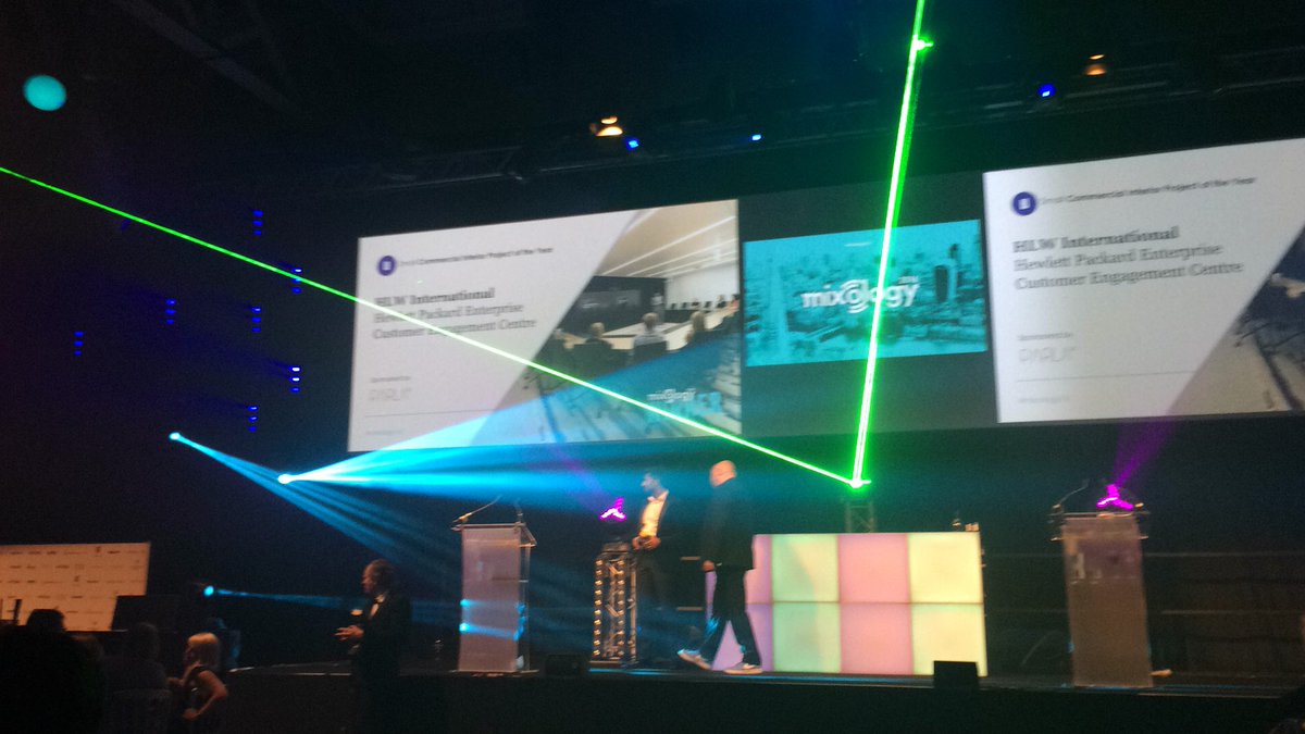 <a href="/ParlaDesignUK/">Parla Design UK</a> presenting the award for Small Commercial Interior Project of the Year #mixology16