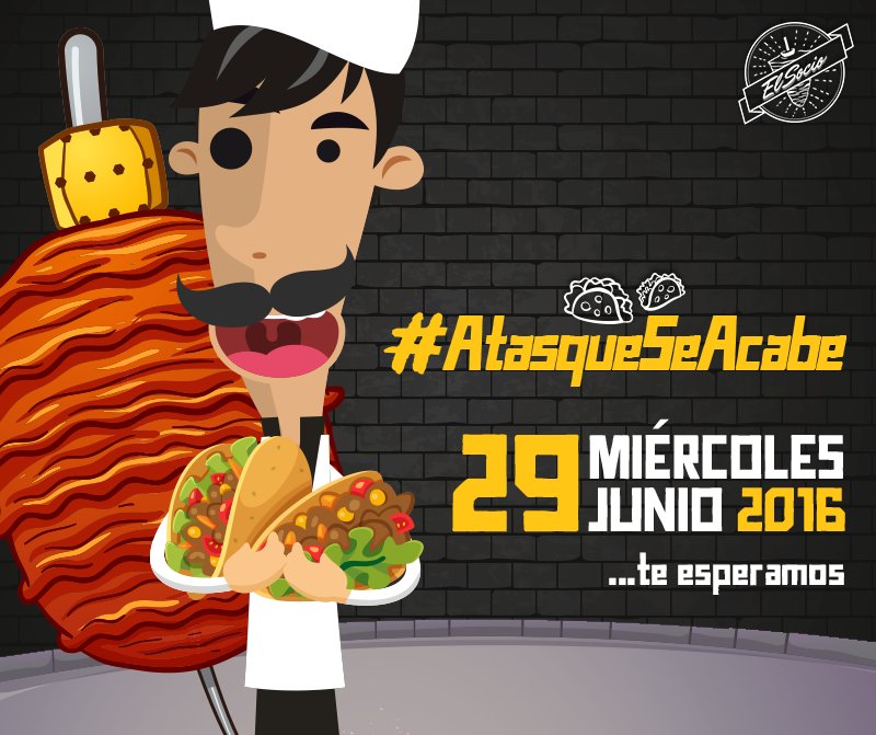 Taque_elsocio's tweet photo. ¡Aparta la fecha y atáscate que hay tacos! ¿Y tú cuántos te puedes comer? #Atasqueseacabe

*Aplican restricciones. https://t.co/V2UgE6OXsv
