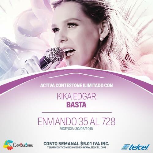 kikaedgarfans's tweet photo. Imaginate tener contigo a @KikaEdgar en todo lugar y en tu celular?
#contestoneIlimitado de @telcel Actívalo ya! https://t.co/Bqapqb19cE