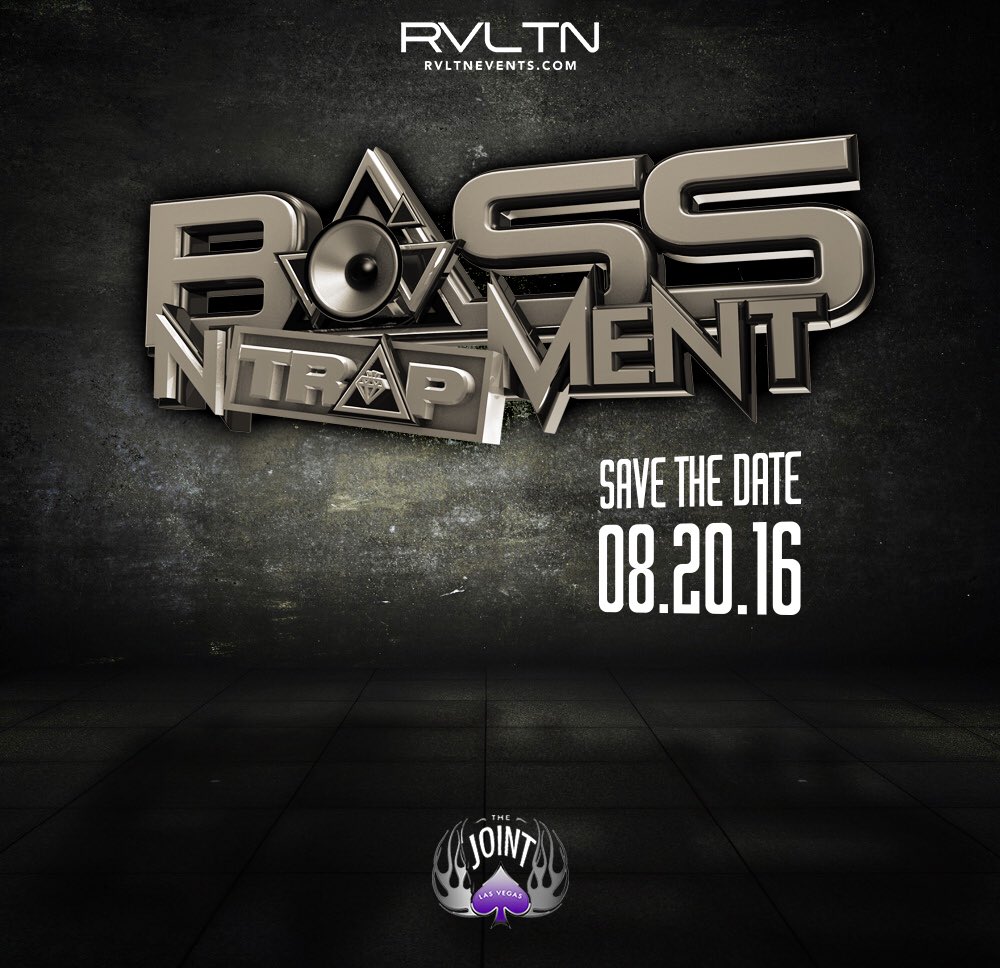Ravealation's tweet photo. Bass 'N TRAPment is BACK!! // #BASSnTRAPment #RVLTN

Save the Date - 08.20.16 https://t.co/UiYPZm7xBQ