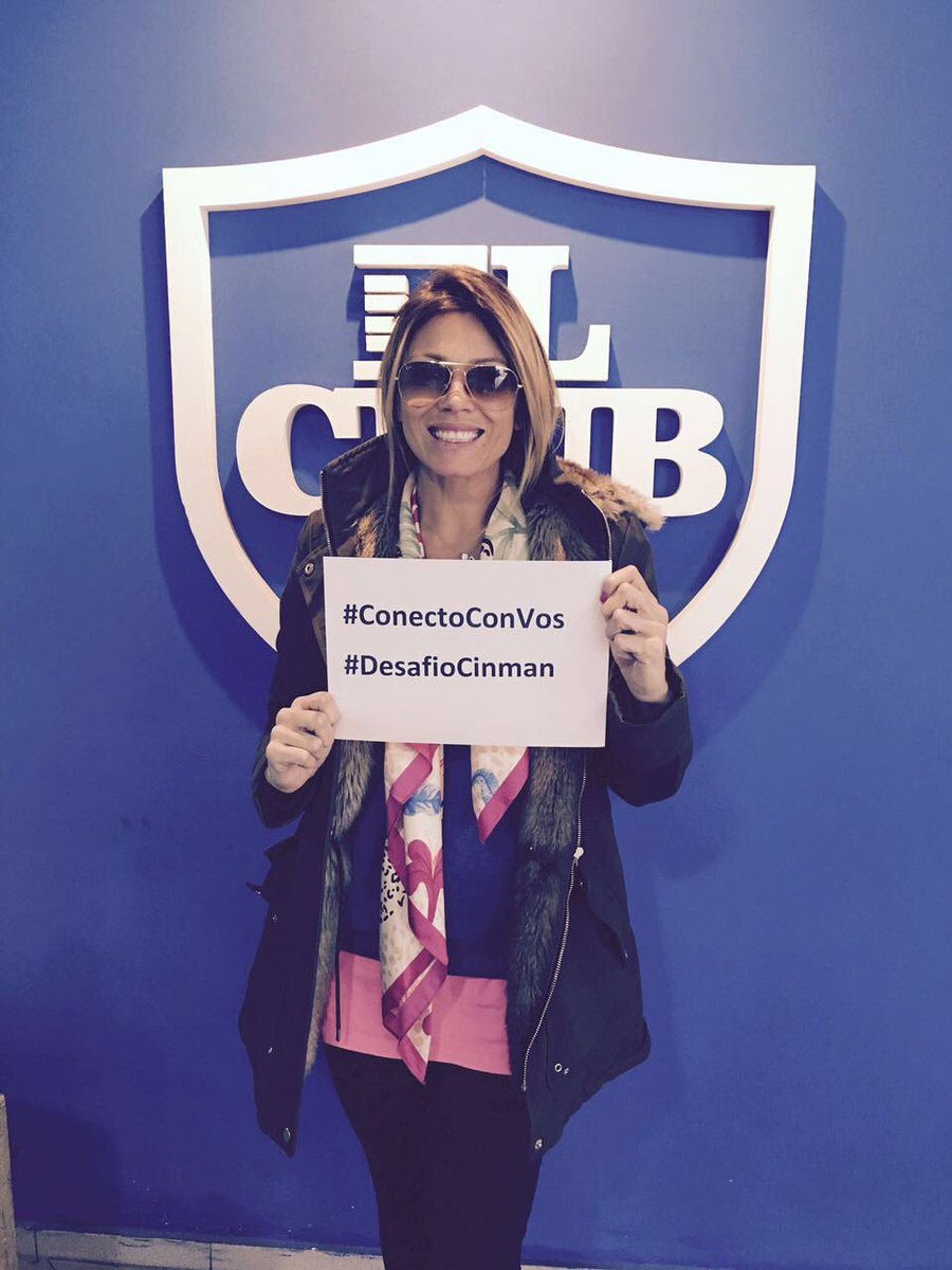 ConectoConVos's tweet image. GRACIAS @cokiramirez por CONECTARTE #ConectoConVos #DesafioCinman @Elclubgym ❤️🔌