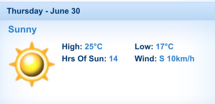 d_phrase's tweet photo. Please let this forecast hold!!! #StarryNight2016 at @The519 could be absolutely perfect!
#PrideTO https://t.co/wKRnO2Wle5