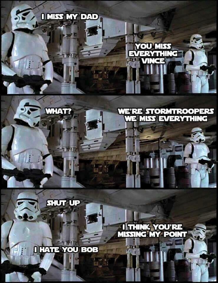 Classic Bob. #JustStormtrooperThings