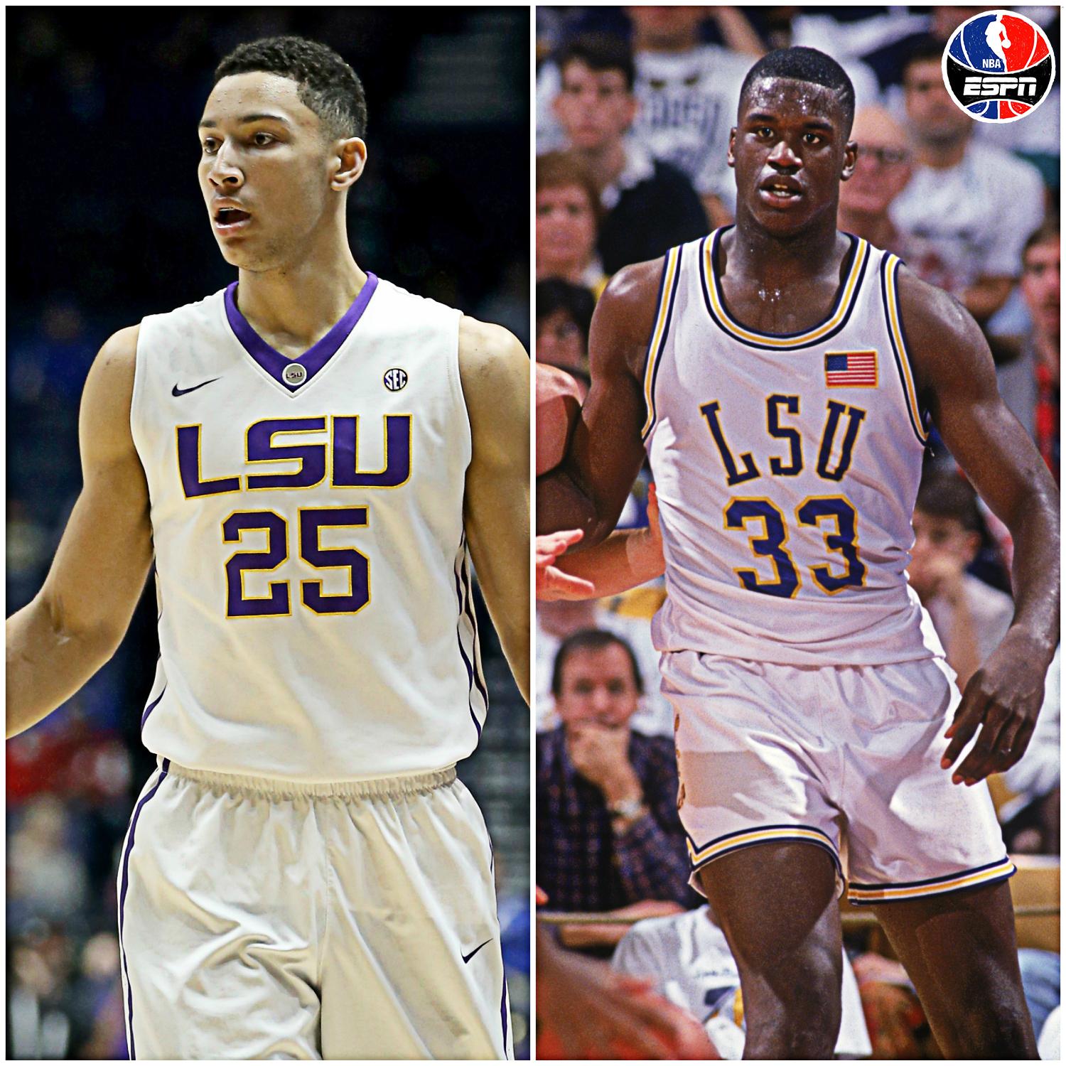 NBA on ESPN on X Ben Simmons joins Shaquille O Neal as the only No. 1 picks from LSU. https t PO93G0kUzs X