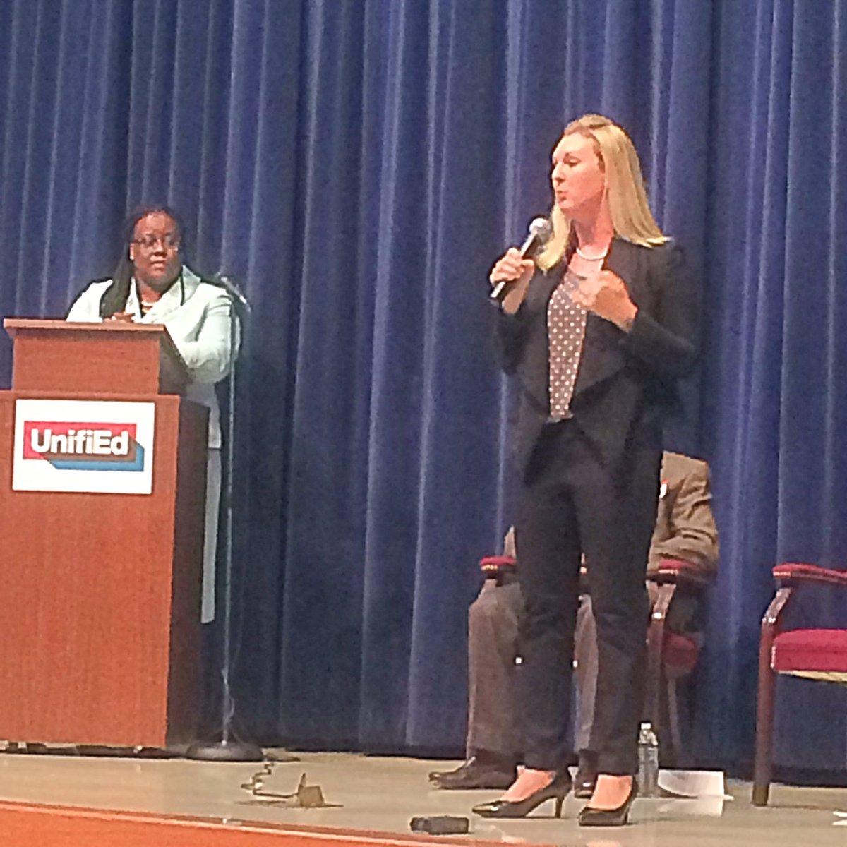 trobinsond4's tweet photo. The @UnifiEdHC District 4 School Board Debate. Tiffanie Robinson bringing real solutions to our district! https://t.co/TeaY6kQpF6