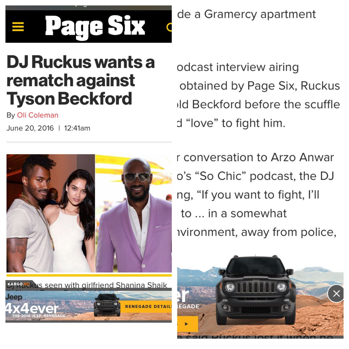SoChicWithArzo's tweet photo. This week on @playit mentioned on @pagesix @nypost my co-host @davey_napoli #itunes @playit https://t.co/pkOnqhprbt https://t.co/P6bjqaP2b6