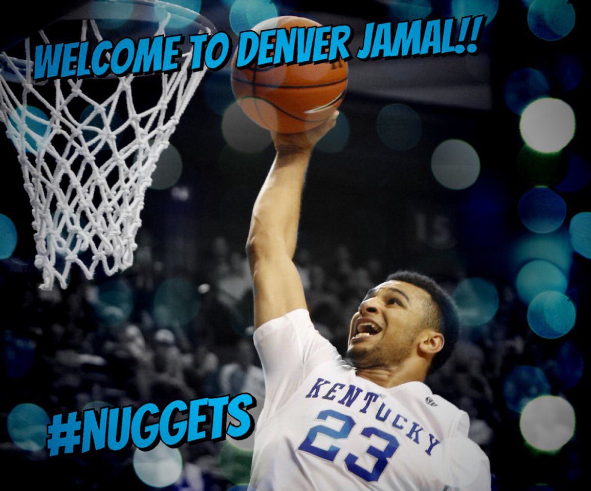 COSportsNut's tweet photo. Welcome to #Denver @BeMore27 !!! Let's do work!!! 
#GoNuggets @nuggets 
#DENpick #NuggetsDraft #NBADraft2016 https://t.co/NyagBZwN8t