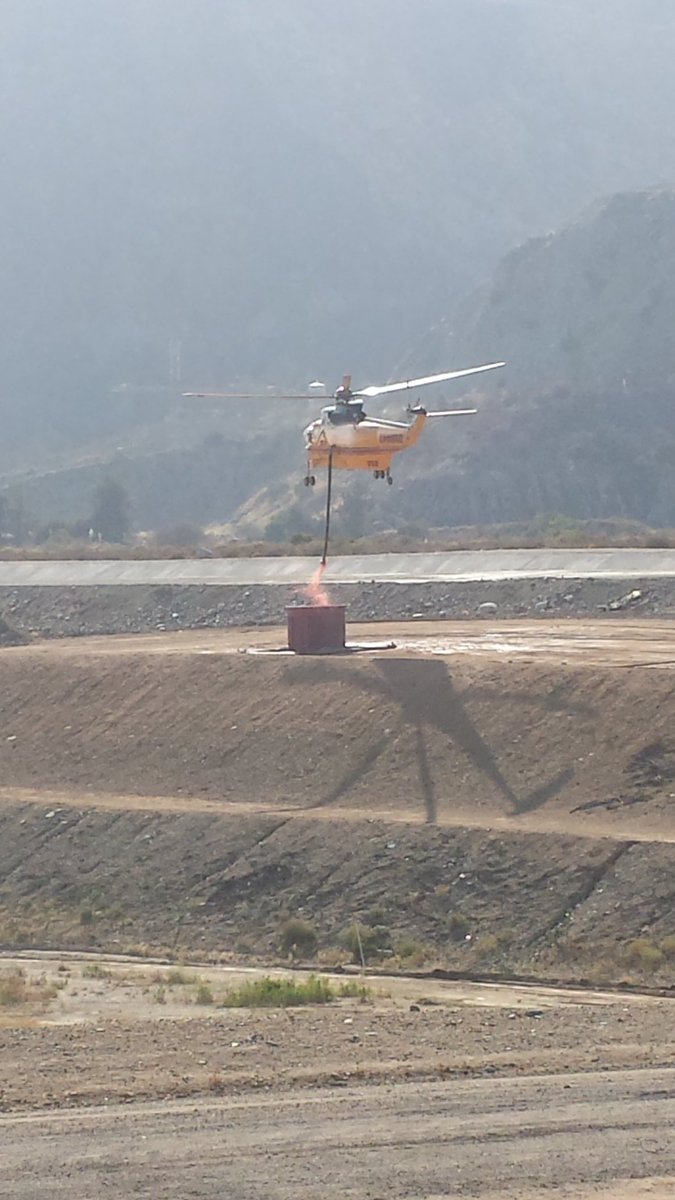 TheCathyBrown's tweet image. Portable Phos-Chek now in play #FireProblems