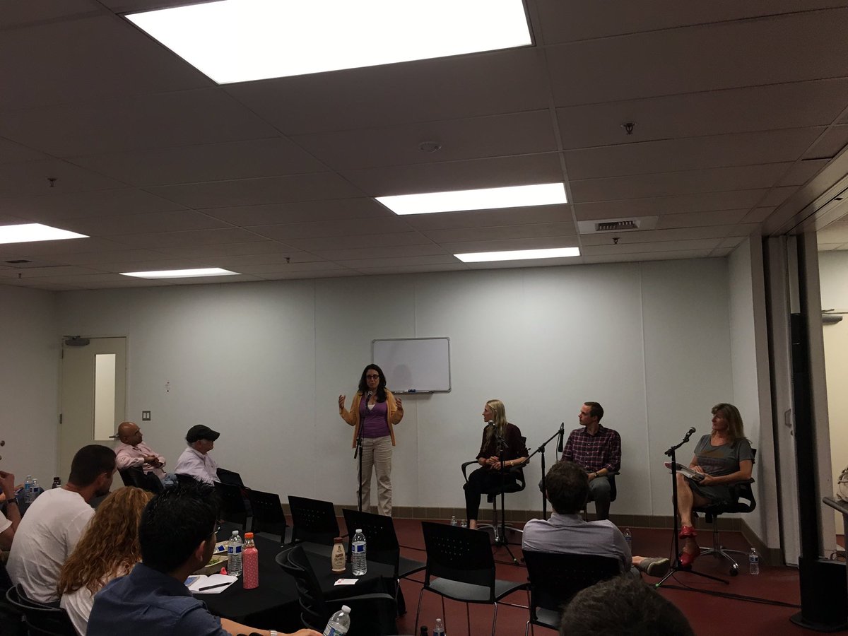 mallalyssa's tweet photo. Great talk about food innovation at LA Prep with Catherine McCord, Marion Spector, and Eric Ellestad #MAKEITINLA https://t.co/BhYrOU03Ki