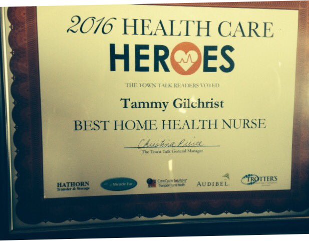 gb_gbrown's tweet photo. CareCycle is so proud of Tammy Gilchrist. https://t.co/jhM5kWNQQZ