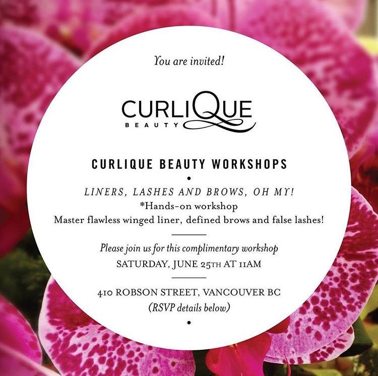 We're thrilled to announce that #Saturdays are now #CQWorkshop days! Call 604-685-5508 to book your spot! 💄