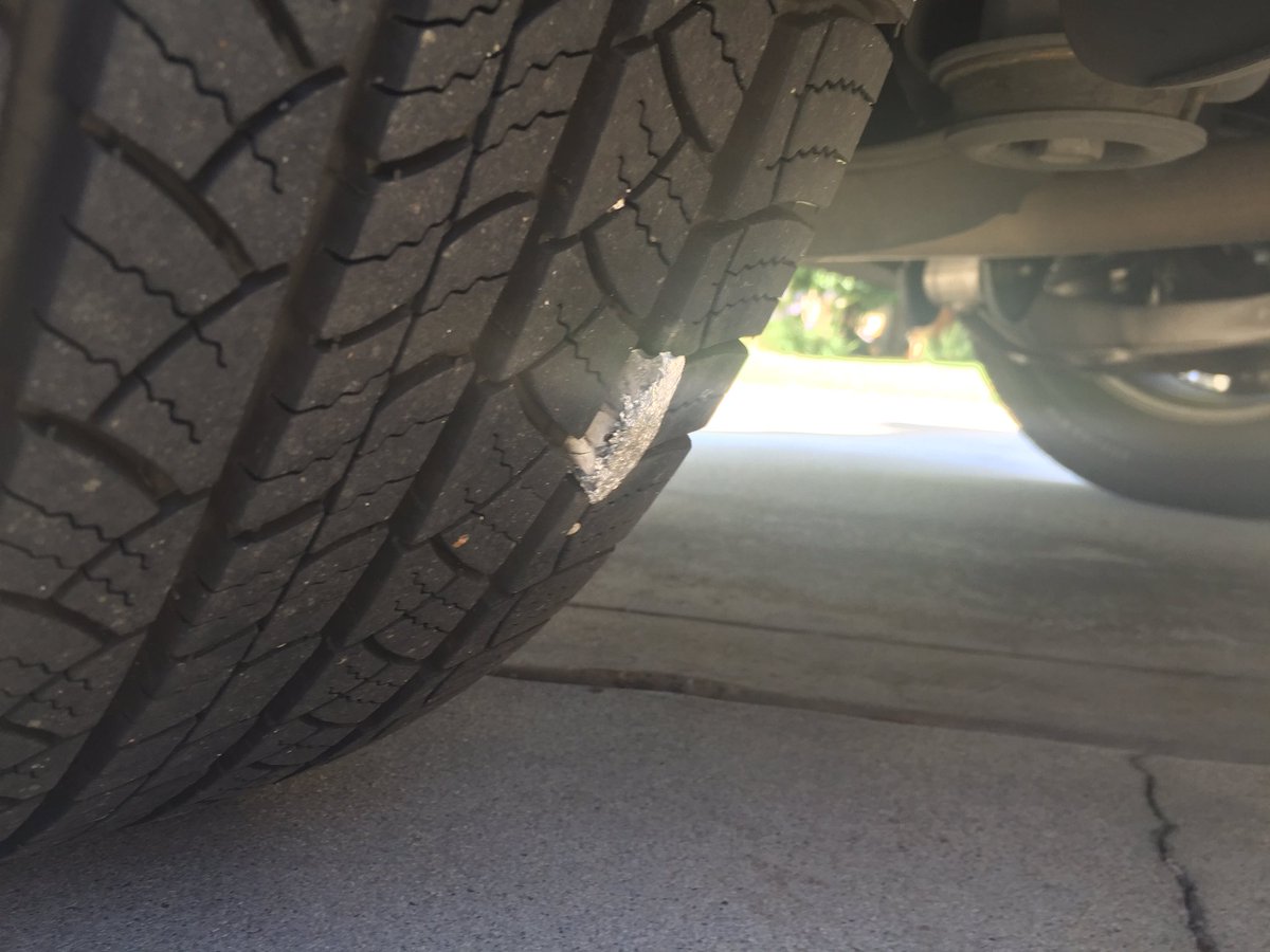 CrazySciTeach's tweet image. I get a 2in piece of metal in my tire, it goes flat in 30min what is the flow rate of escaping air? #practicalmath