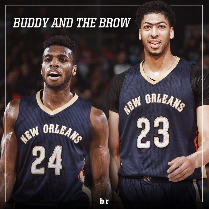 BleacherReport's tweet image. Anthony Davis has a new Buddy in New Orleans.