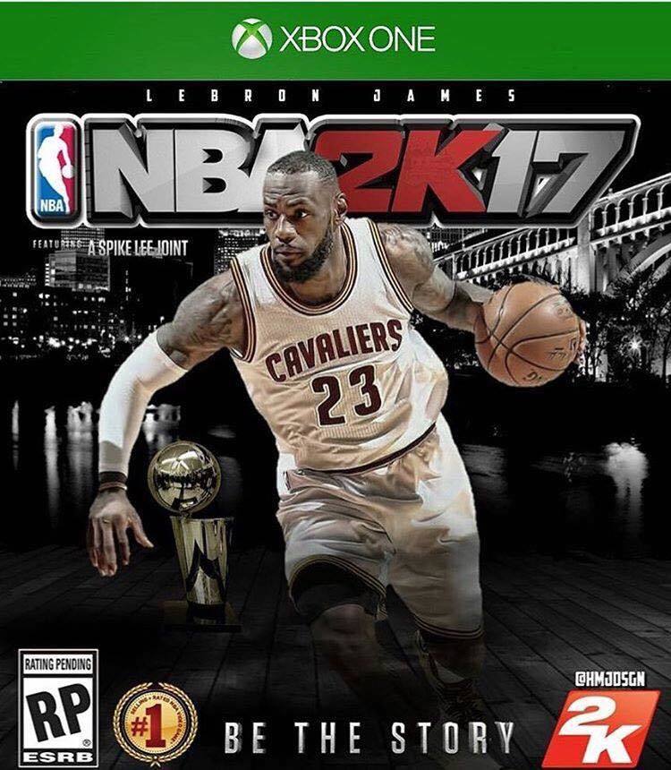 CavsNationCP's tweet photo. LIKE if you think LeBron deserves the cover of NBA 2K17. https://t.co/pOMmWESuFI