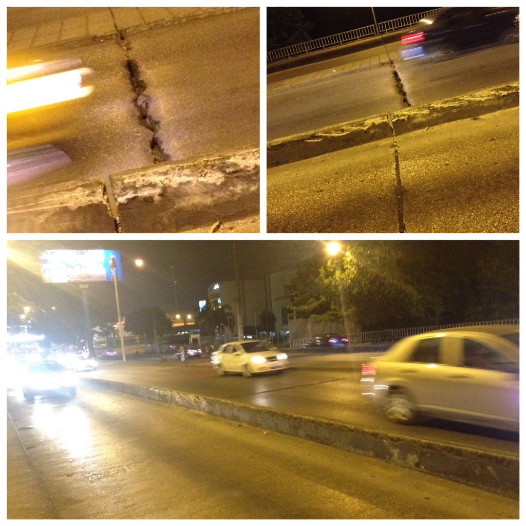 Atención <a href="/ATMGuayaquil/">ATM Guayaquil</a> y <a href="/alcaldiagye/">Muy Ilustre Municipalidad de Guayaquil</a>, <a href="/Marlon_TuFlaco/">Marlon Adrian</a> reporta grieta puente de av. Plaza Dañín (estero Salado)