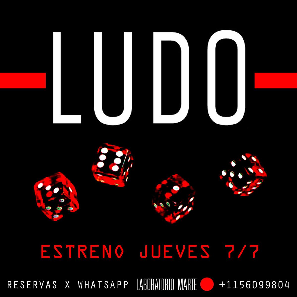 LUDO 🔴
No estamos jugando...
ESTRENO 7/7