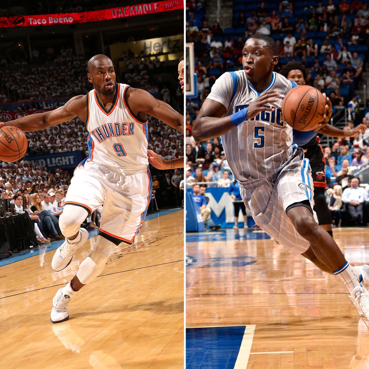 espn's tweet photo. Thunder trade Serge Ibaka to the Magic in a multiplayer deal that includes Victor Oladipo: https://t.co/Utx02m2u0m https://t.co/kg6yZrgYWF