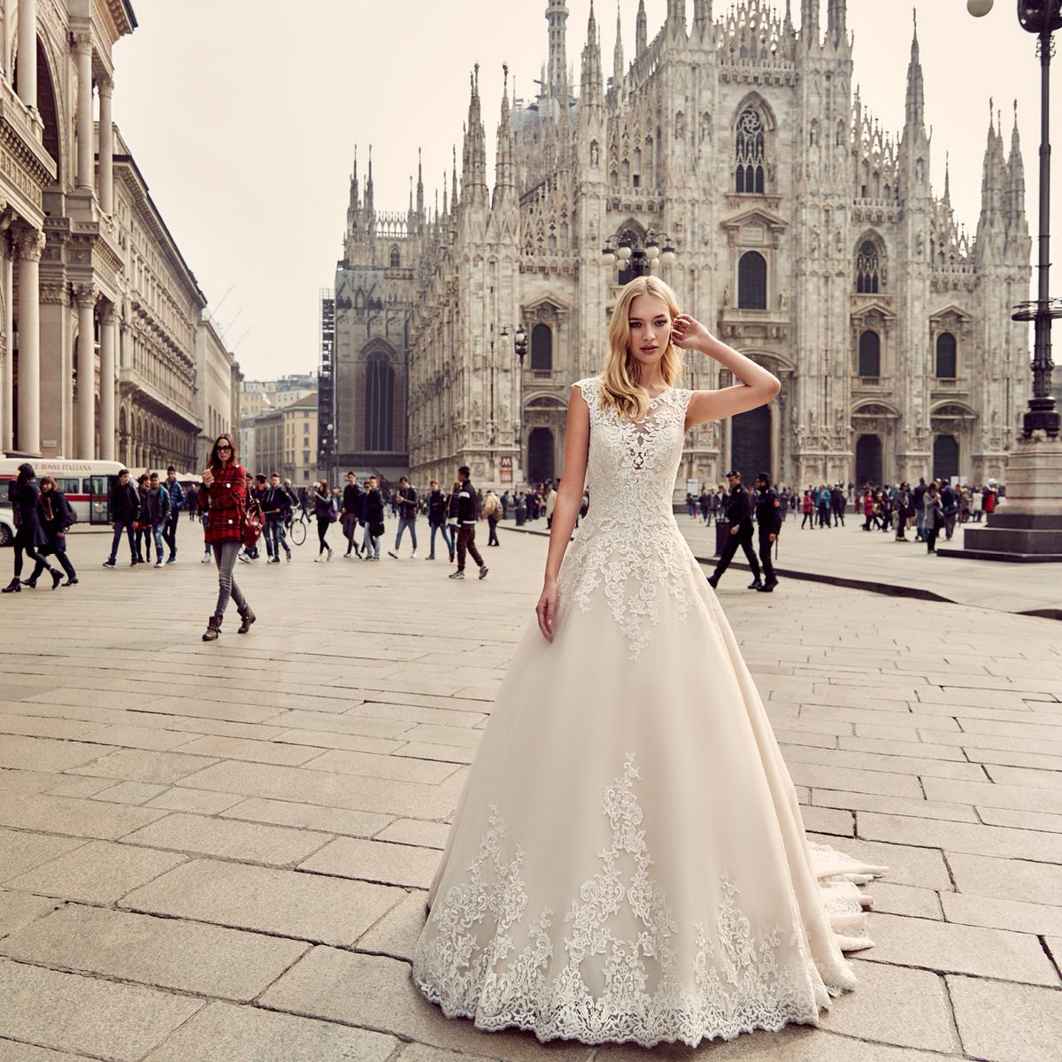 EddyK_Bridal's tweet photo. The 2017 #Milano collection is simply breathtaking. Tag a #futurebride who will love the Italian look of the MD213! https://t.co/KuPxxYhClh