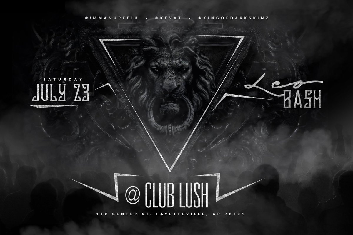 KingOfDarkSkinz's tweet image. One of the dopest flyers I've seen in a while. 
July 23rd
#LeoBash
#Fadedville
#WeBackAtItAgain