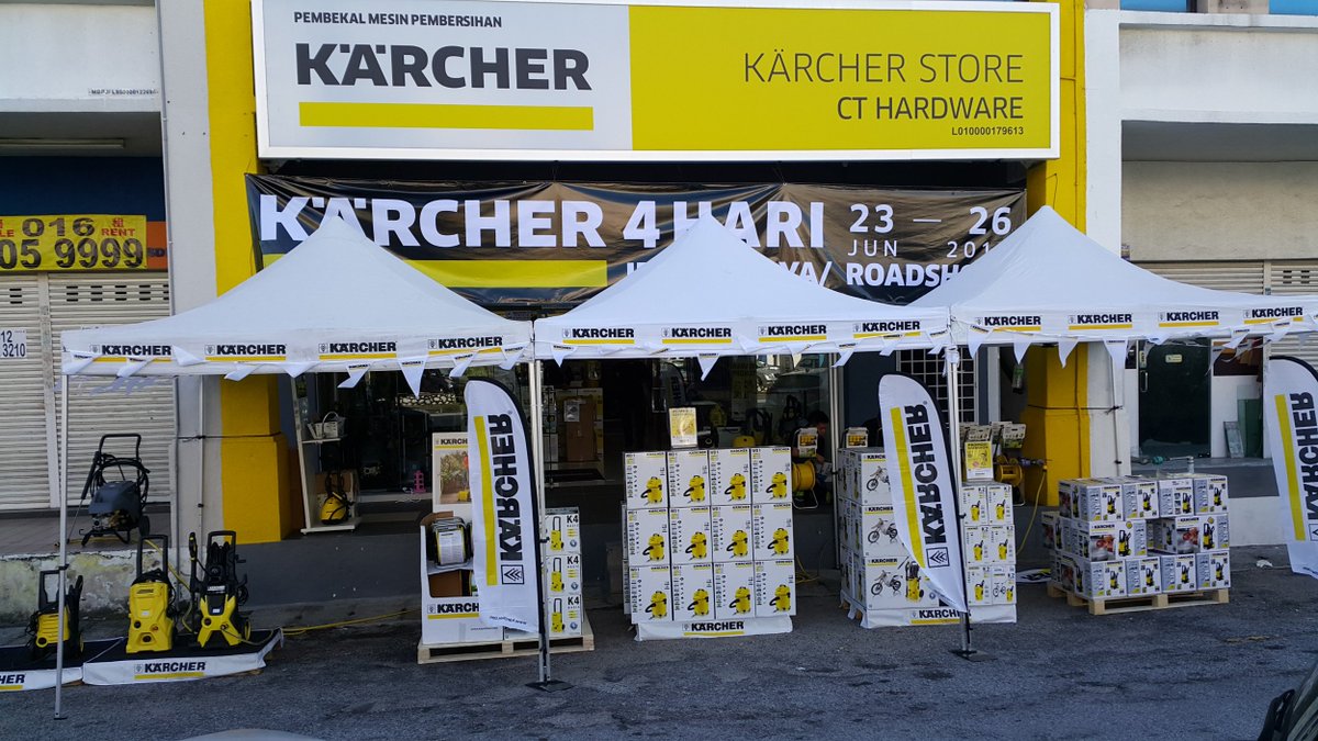 CTHardware's tweet photo. Karcher Roadshow Day 2 is here, don't miss it until this Sunday only. Demo is available. https://t.co/jnGLDBDujb https://t.co/BO8Yd1MVgj