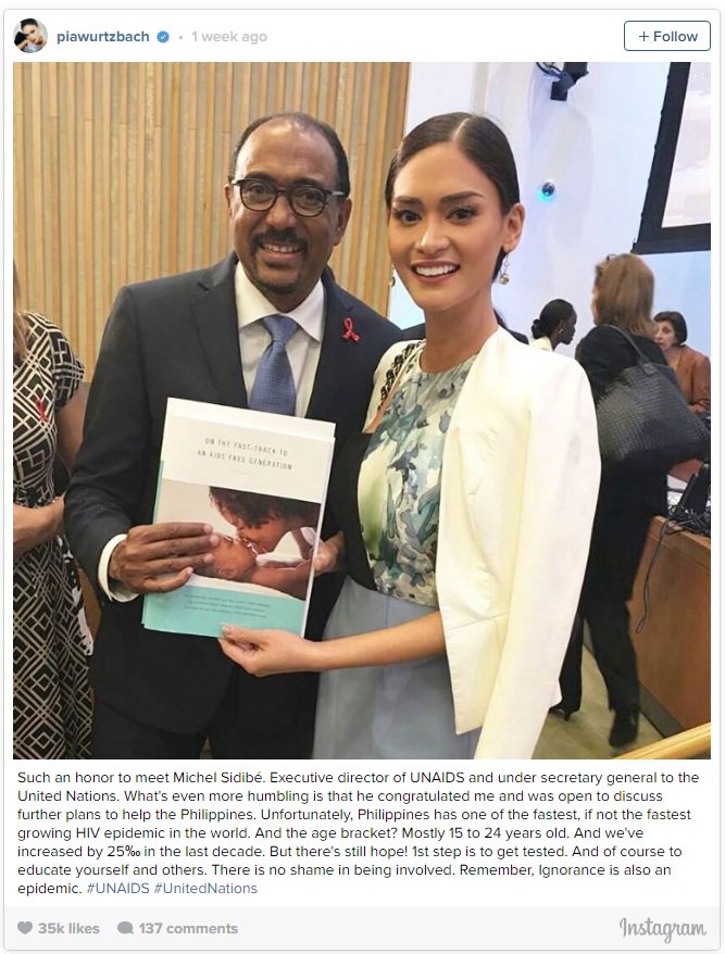 zimmbodilion's tweet photo. #StopHIVph Thanks @MissUniverse @UNAIDS https://t.co/fhrb2m7VDB