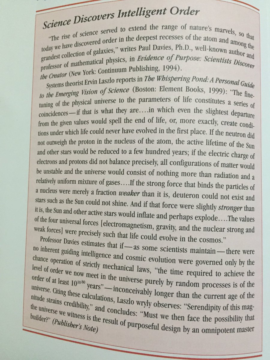 Science acknowledges divinity