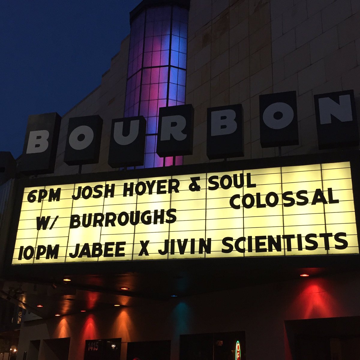 mynameisJabee's tweet photo. #absurdtour Lincoln Nebraska tonight  @BourbonTheatre @JivinScientists at 10pm! https://t.co/ZxWOUIny4i