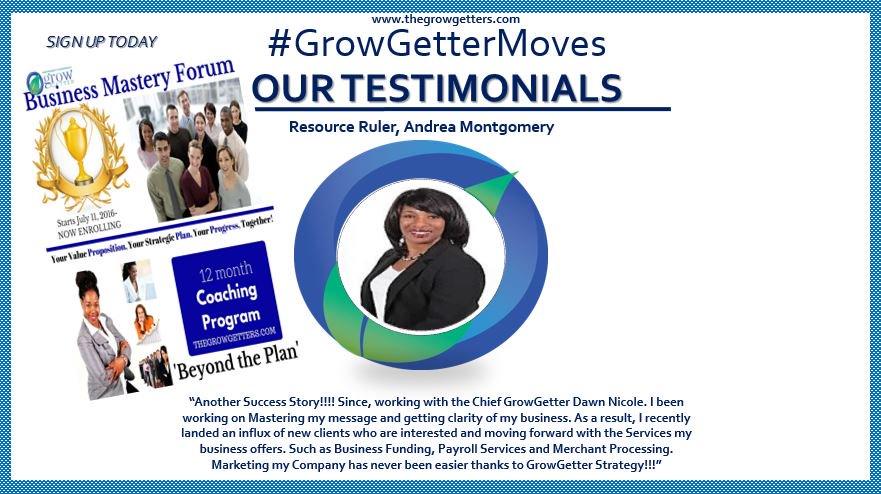 askDawnNicole's tweet photo. Andrea Montgomery, It's huge to see how getting clear propelled you to the next level! #growgettermoves https://t.co/4ACyx4p6vi