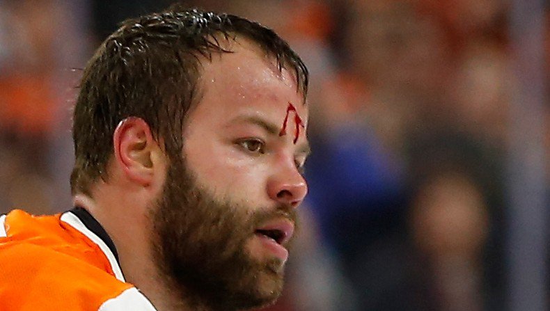 NBCSports's tweet photo. The @NHLFlyers re-sign Radko Gudas to four-year deal reportedly worth $13.4M. #NHL https://t.co/mqk2j2rUio https://t.co/wAKI8wIeMk