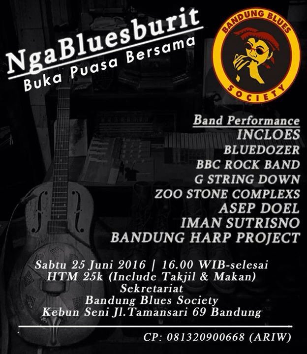 Malem mingguan bisa kali nagbluesburit di kebon seni, yuk ah! Cc: <a href="/BdgBlues/">BandungBluesSociety</a>