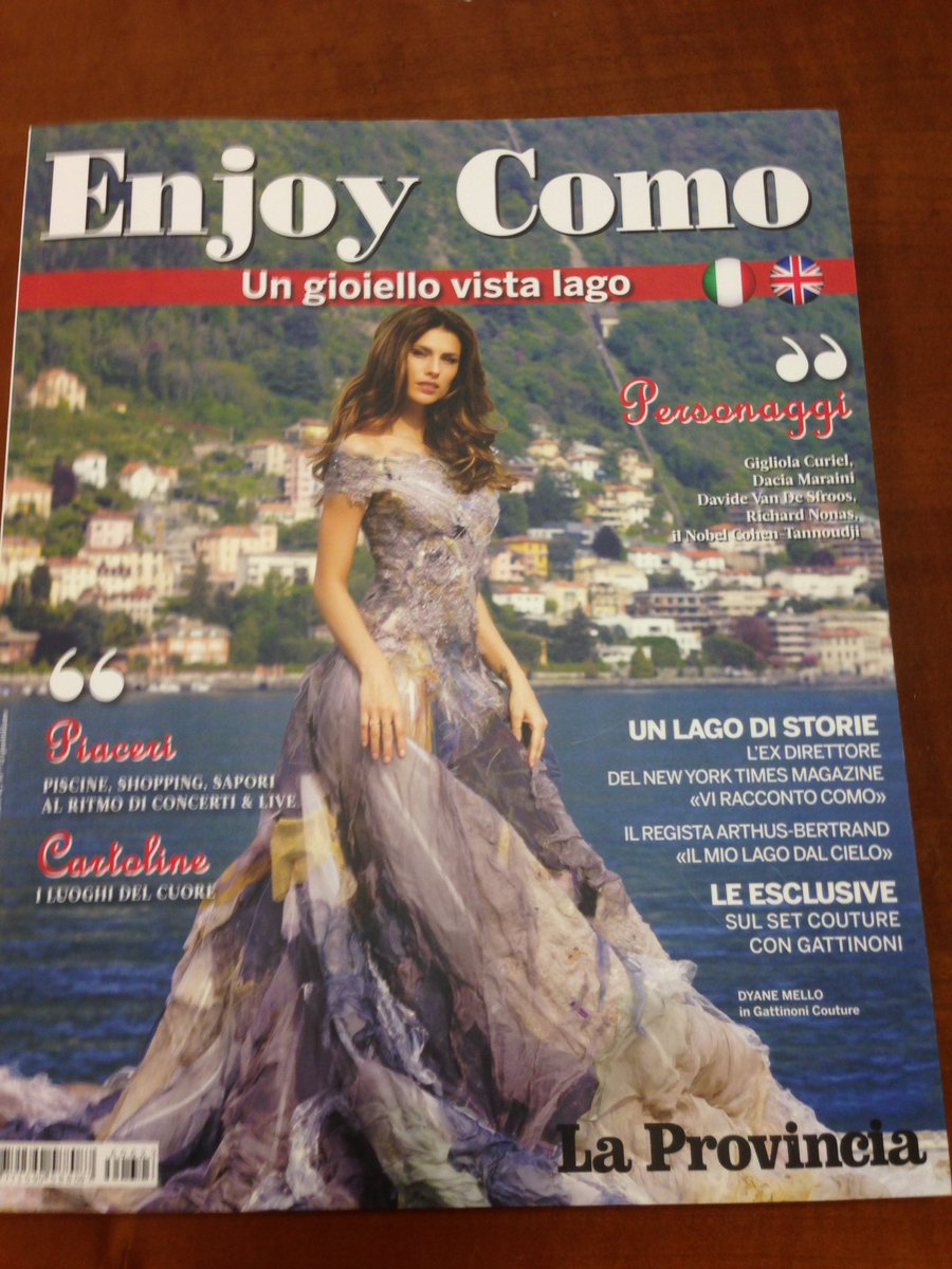 DiegoMinonzio's tweet photo. Il lago più bello del mondo, le vacanze più glamour di tutte: che estate con #EnjoyComo in edicola @laprovinciadico https://t.co/J9tCzVRGRC