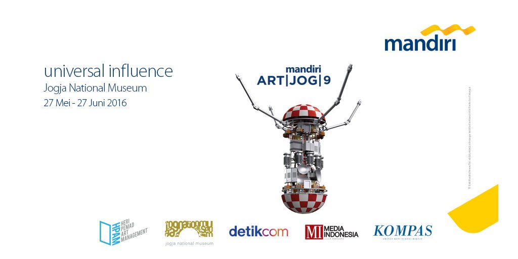 bankmandiri's tweet photo. Buat akhir pekanmu lebih seru dengan berkunjung ke #MandiriArtJog9 yuk Sahabat! https://t.co/seinIGeLpC https://t.co/2bbjV2kYV5