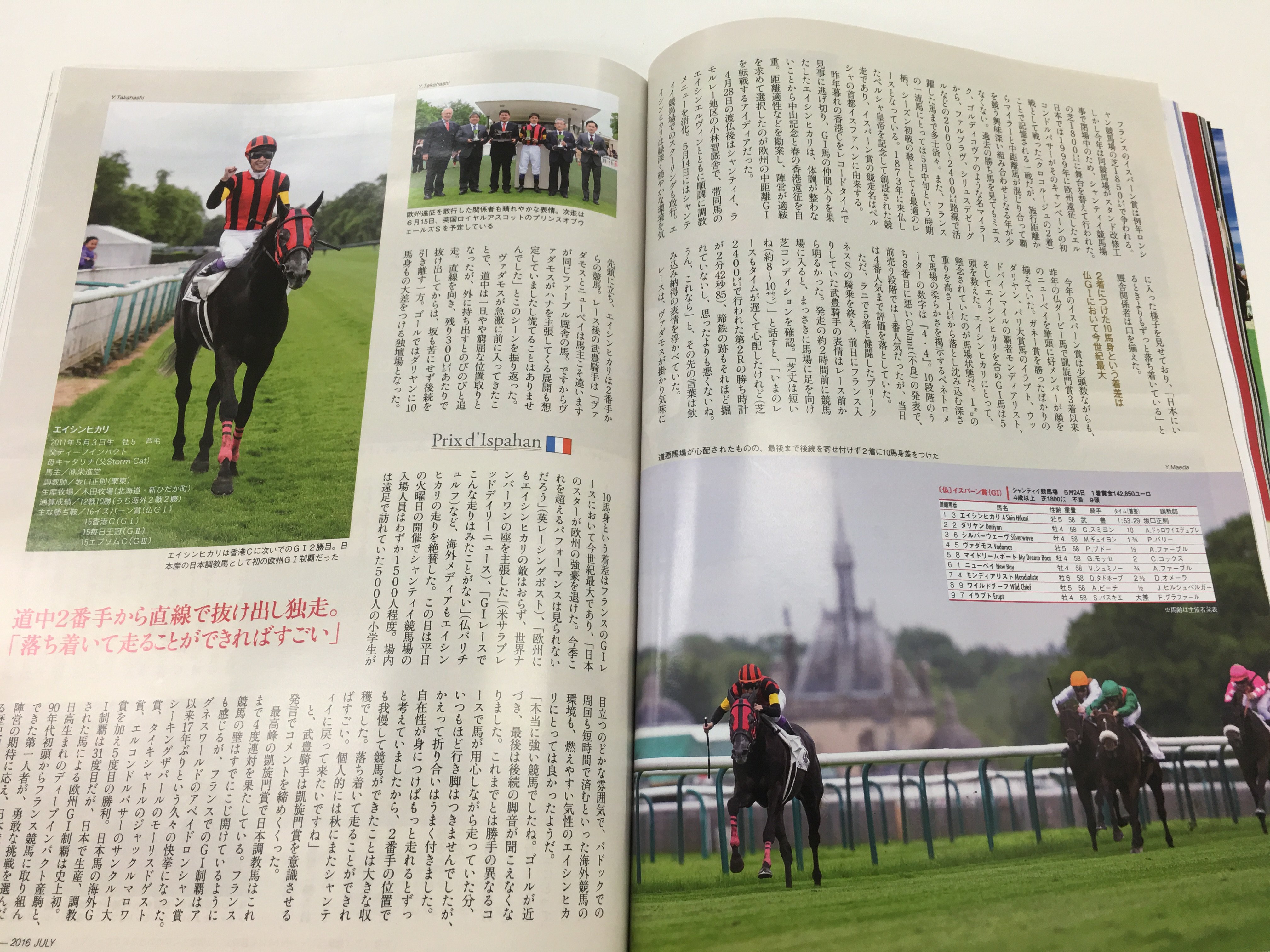 ターフィーショップ Jra競馬グッズ Sur Twitter 優駿 ７月号は明日より全国で発売 特集は 日本ダービー完全詳報 マカヒキの牧場秘話や 川田騎手 友道師のインタビューを掲載 写真集はメジロマックイーンです 優駿 T Co Atnnupz9kk T Co