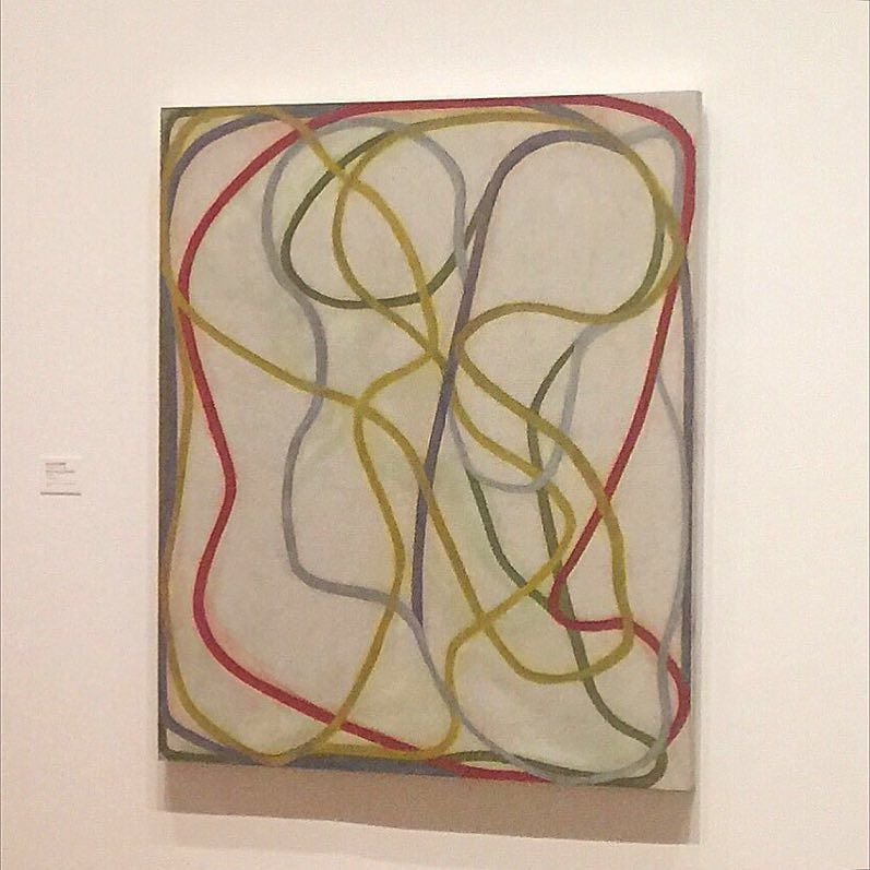MatthewMarks's tweet photo. #BriceMarden "Skull with Thought" (1993-95) #embracingthecontemporary #sachscollection @philamuseum https://t.co/YATyD2Shav