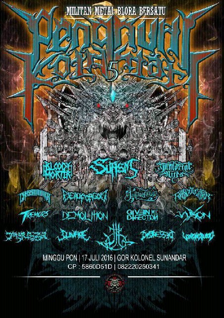 Hallo metalhead BLORA &amp; sekitarnya..kita halalbihalal yah 17 JULI 2016.. #seeyouGRIND ^_^