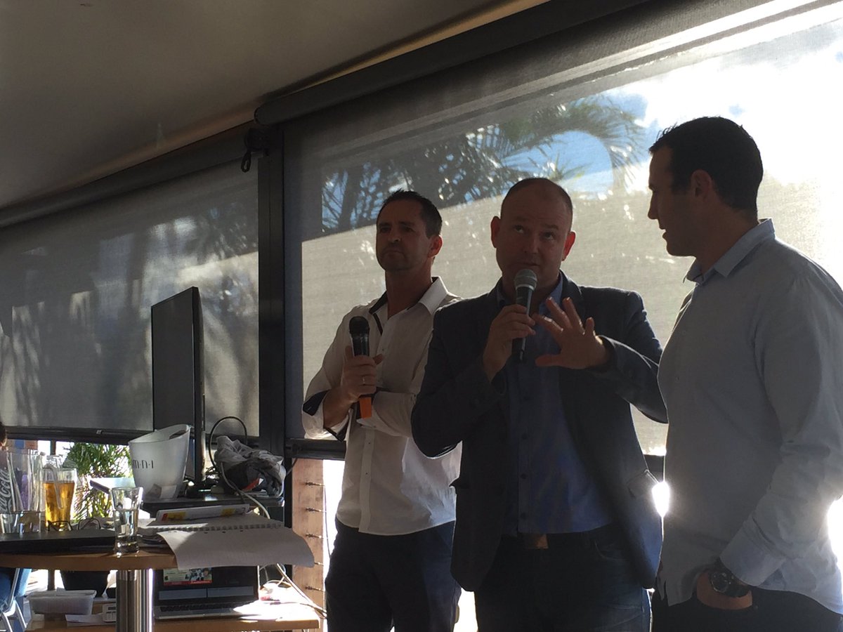 brissyraces's tweet photo. Who would have thought a couple of best mate battlers would speak at same local function @A_Laffranchi 🙈🙈😂😂 https://t.co/eFrTClfWSS