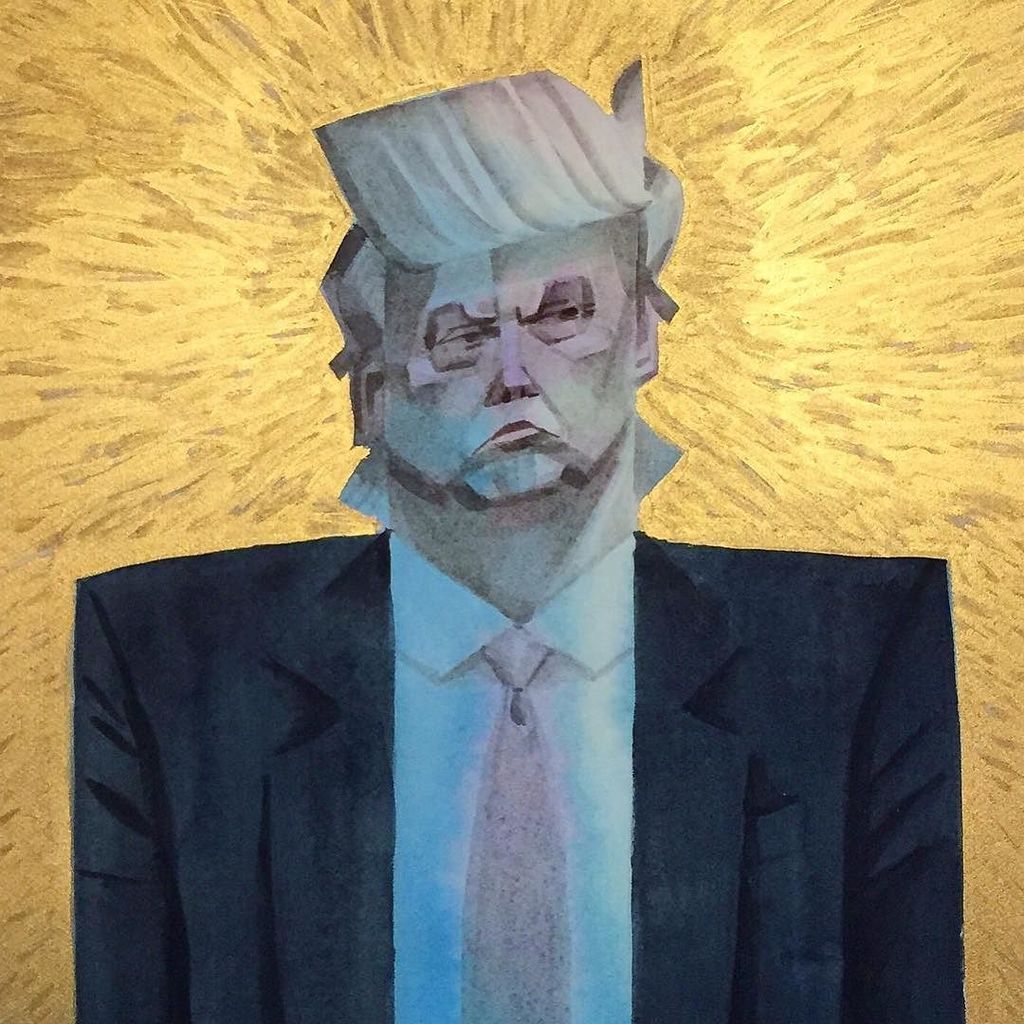 MaxUlichney's tweet photo. #tbt to my #trump piece for the disgust topic of #elasticoutput last year. I had no idea it would get this bad back… https://t.co/Noa2m02lBf