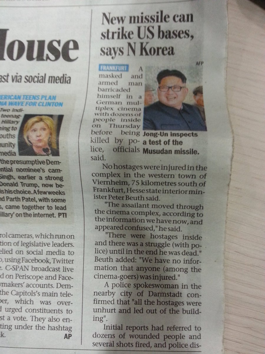 Kamineycation's tweet image. #MumbaiMirror .... How can u make such big mistake .... that too on a international news ... #wrongcontent