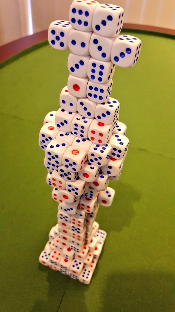 Amy_Le_Roux's tweet photo. The king-chess rotational #boardgames  #trophy in the making! Games room is coming along nicely! https://t.co/gyv0SlMW0K