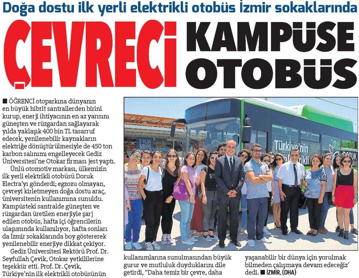gedizuniversity's tweet photo. Elektrikli otobüsümüz 🚍İzmir sokaklarında, çevre için çevredeyiz. Gedizliyiz, çevreciyiz🍀 https://t.co/5mvASYqvyo https://t.co/FX9Nu3VRnZ