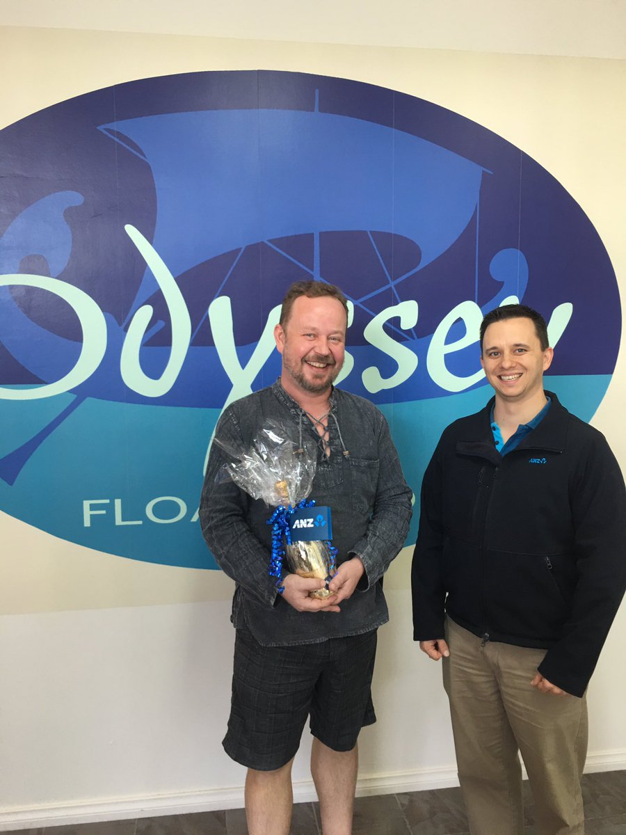 Another happy <a href="/ANZ_AU/">ANZ Australia</a>  Customer #Finalist <a href="/OdysseyFloat/">Odyssey</a> #SWSmallBusinessAwards2016  <a href="/ANZJ6/">anzj</a> #congrats