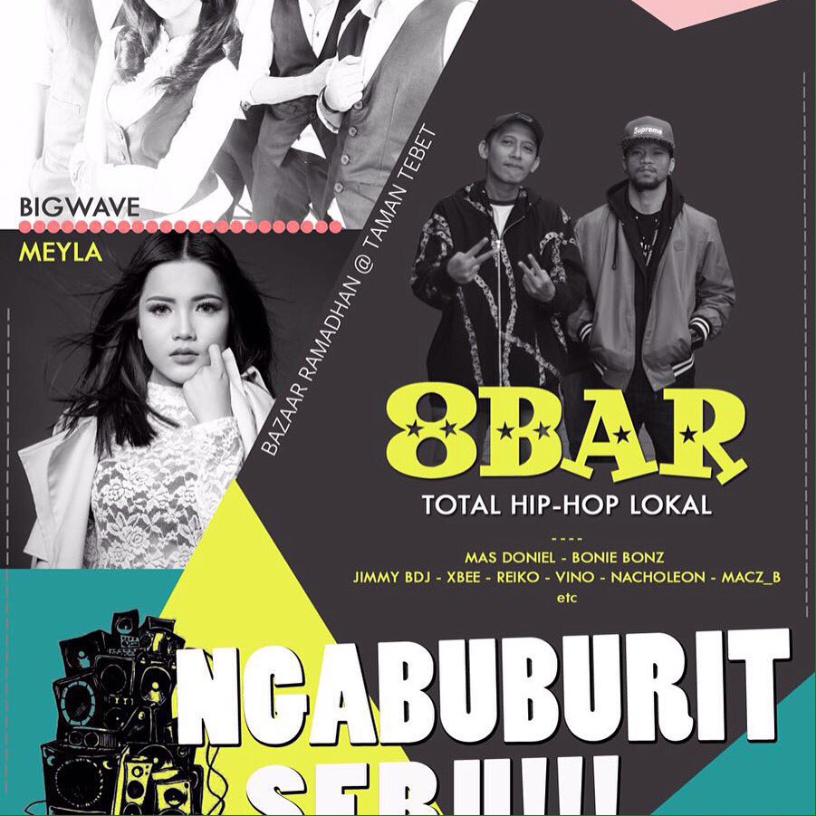 Line up <a href="/badbeathiphop/">Bad Beat Production</a> <a href="/andi_cleo/">andi cleo (Stupid Silent)</a> aka Stupid Silent <a href="/xbeemusic/">XBEE Music</a> @Chabullz_Famz Vino celap celup ,Nacholeon etc