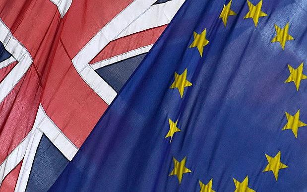 Telegraph's tweet photo. The final results are in and the nation voted 52% for leave, 48% for remain #EURefResults https://t.co/i6JIWVpUPC https://t.co/rKiv0GJhNU
