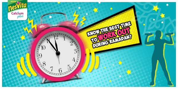 MeinHunStrong's tweet image. Did you know? The best time to work out during Ramadan is 2 hours after iftaar. #DekhaDoStrength