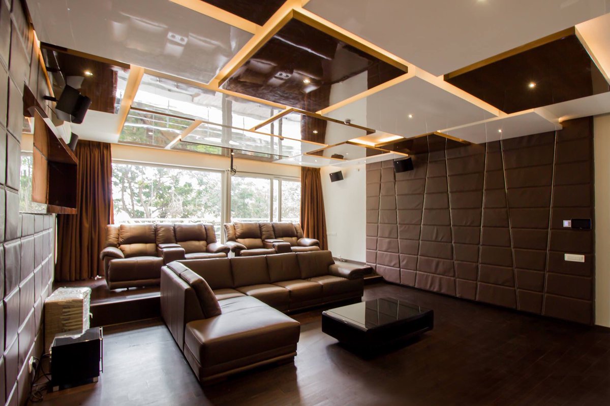 A360arch's tweet photo. #Contemporaryhome #architectsin bangalore #a360architects #subhashsaraff #interior #architects#hometheaterdeaign https://t.co/nKFPJ5AARI
